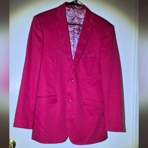 Madison Men's Red Blazer, Size 38R